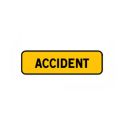 KM9 - Panonceau temporaire mentionnant un accident