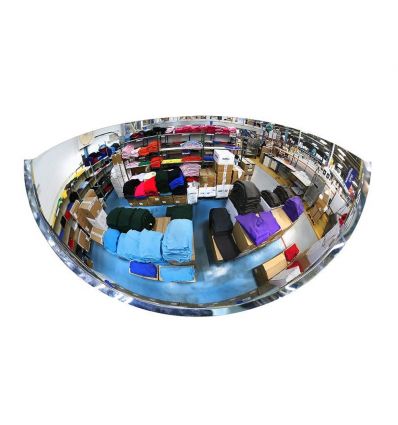 Miroir hémisphériques pour l'intérieur - Vision à 180° (fond blanc)
