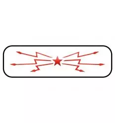 M9b (ou M9b1) - Panonceau d'indications voie ferrée électrifiée