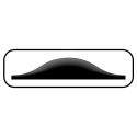 Photo : M9d - Panonceau d'indications d'un passage pour piétons surélevé 500 x 150 mm (1 rail au dos) - Classe 1 (T1)