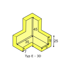 Protection d'angle type E