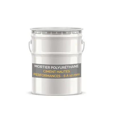 Mortier polyuréthane ciment hautes performances de 6 à 12 mm