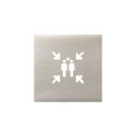 Photo : Pochoir point de rassemblement PVC souple 0.2 mm