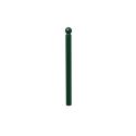 Photo : Potelet Boule à Sceller en Acier Vert mousse RAL 6005 - Ø 76 mm (hauteur hors sol 1050 mm) - Simple