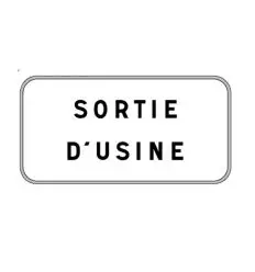 Panonceau M9z : Sortie d'usine