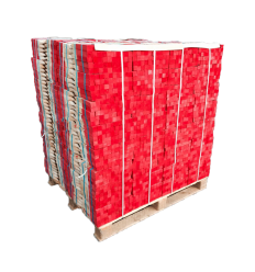 Piquet de chantier en bois à bout rouge (différentes tailles)