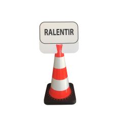 Panneau de signalisation à clipser : Ralentir