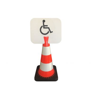 Panneau de signalisation à clipser logo PMR
