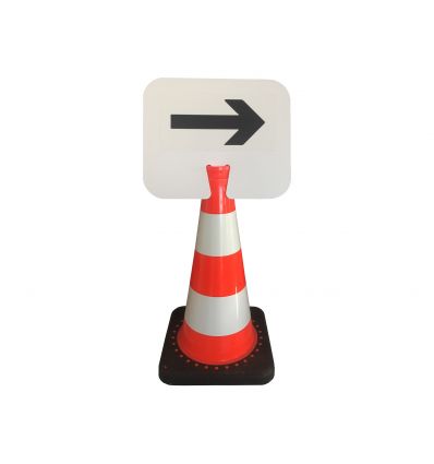 Panneau de signalisation flèche à clipser
