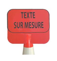 Panneau de signalisation à clipser