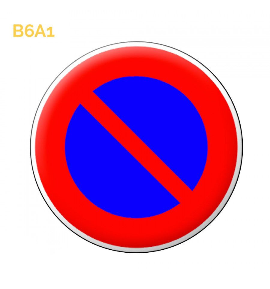 Panneau stationnement interdit du 16 à la fin du mois - B6a3