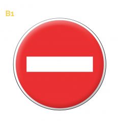 B1 - Panneau de circulation sens interdit à tout véhicule