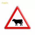 A15a1 - Panneau passage d'Animaux Domestiques Vache