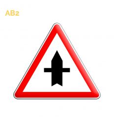 AB2 - Panneau d'intersection prioritaire