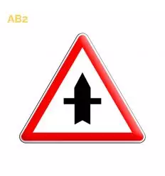 AB2 - Panneau d'intersection prioritaire