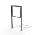 Photo : Arceau Acier Galvanisé Carré Gris anthracite RAL 7016 - Sans Signalétique