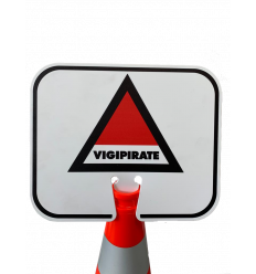 Panneau de signalisation à clipser logo VIgipirate