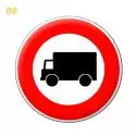 B8 - Panneau accès interdit véhicules transport de marchandises