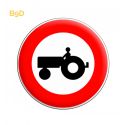 B9d - Panneau accès interdit aux véhicules agricoles à moteur
