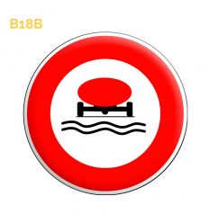 B18b - Panneau accès interdit aux véhicules transportant des marchandises susceptibles de polluer les eaux Mysignalisation.com
