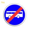 B45 - Panneau fin de voie réservée aux véhicules des services réguliers de transport en commun Mysignalisation.com