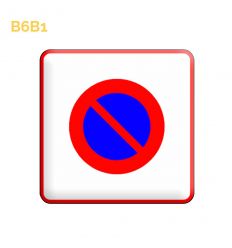 B6b1 - Panneau entrée d'une zone à stationnement interdit Mysignalisation.com