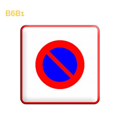 B6b1 - Panneau entrée d'une zone à stationnement interdit (B6b1)