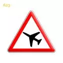 A23 - Panneau Traversée d'une Aire de Danger Aérien