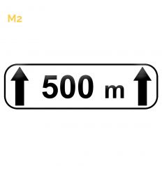 M2 - Panonceau d'étendue Mysignalisation.com