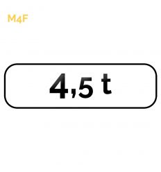 M4f - Panonceau de catégorie Mysignalisation.com