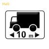 M4q - Panonceau longueur maximum camions et véhicules
