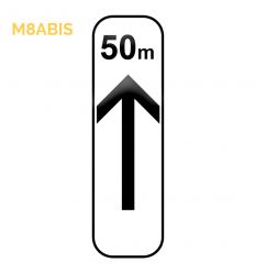M8abis - Panonceau d'application des prescriptions concernant l'arrêt et le stationnement