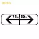 M8fbis - Panonceau prescriptions pour l'arrêt et le stationnement