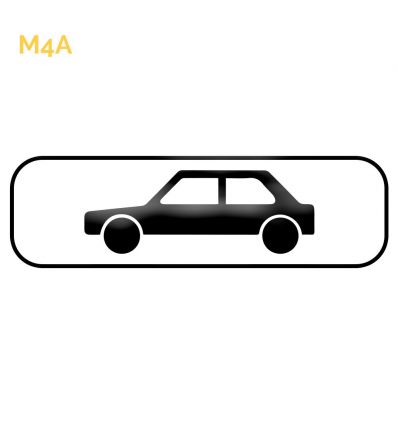 M4a - Panonceau d'application du panneau aux voitures