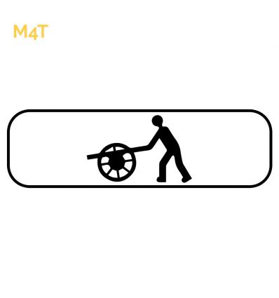 M4t - Panonceau tractions humaines (charrette à bras)