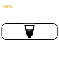 M6d1 - Panonceau horodateur simple