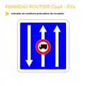 C24A - Panneau d'indication conditions particulières de circulation