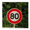B14 - Panneau limitation de vitesse qui notifie l'interdiction de dépasser la vitesse indiquée Mysignalisation.com
