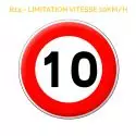 B14 - Panneau limitation de vitesse à 10 km/h