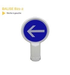 B21-2 - Balise autorelevable de contournement  par la gauche