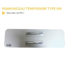 KM9 - Panonceau temporaire mentionnant de la boue mysignalisation