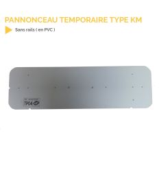 KM9 - Panonceau temporaire mentionnant une route inondée mysignalisation