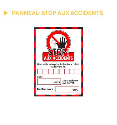 Panneau Stop Aux Accidents