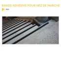 Photo : Bande adhésive antidérapante pour nez de marche noire ou jaune Noir - 30 mm - 1 mm