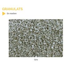Granulats en marbre pour résine gravillonnée
