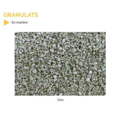 Granulats en marbre pour résine gravillonnée