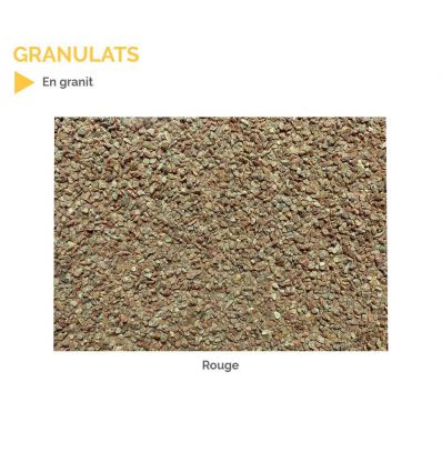 Granulats en granit pour résine gravillonnée