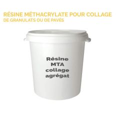 Résine méthacrylate pour collage de granulats