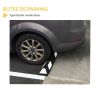 Butée de parking blanche pour arrêter la roue d'un véhicule Prozon