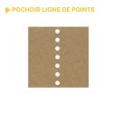 Photo : Pochoir Ligne de Points PVC souple 0.2 mm